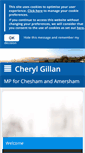 Mobile Screenshot of cherylgillan.co.uk